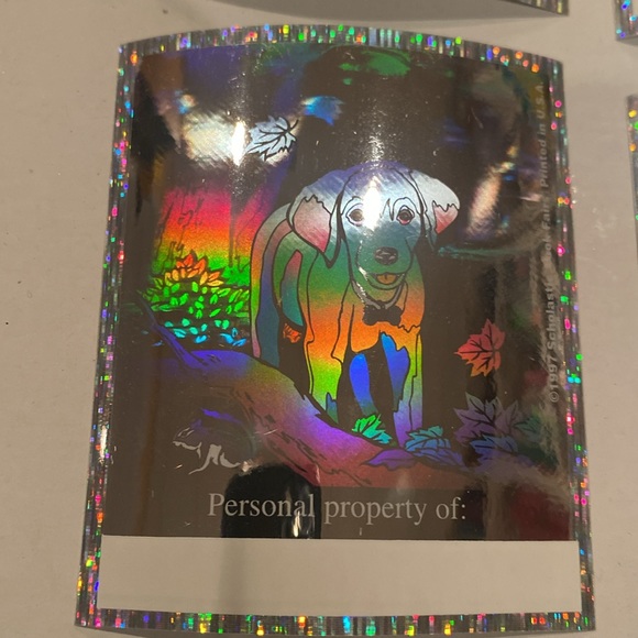 NWOT Set of 10 Holographic Bookplates - Picture 3 of 4